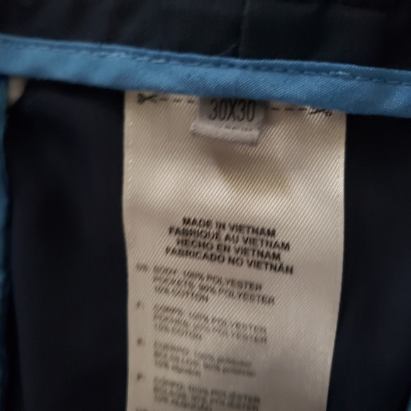 ⭐ ADIDAS Mens Golf Pants Navy Blue 30 x 30 - Picture 7 of 11